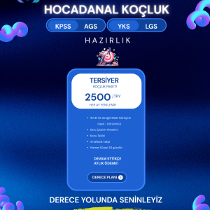 Bireysel  Koçluk Tersiyer paket