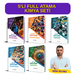 KİMYA ÖABT ATAMA SETİ 5'Lİ FULL KİTAP