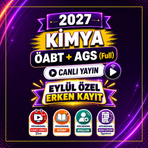 2027 Kimya ÖABT + AGS Ful Canlı | Doğan SÖYLEMEZ