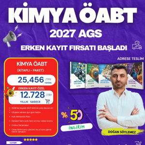 2026 - 2027 KİMYA ÖABT CANLI - VİDEO KİTAPLI PAKET