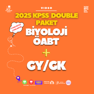 2025 KPSS Double (BİYOLOJİ ÖABT + GY/GK) (VİDEO)