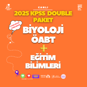 2025 KPSS Double (BİYOLOJİ ÖABT + EĞİTİM BİLİMLERİ) Canlı