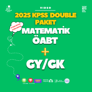 2025 KPSS Double (MATEMATİK ÖABT + GY/GK) (VİDEO)