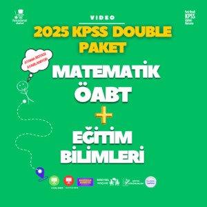 2025 KPSS Double (MATEMATİK ÖABT + EĞİTİM BİLİMLERİ) (VİDEO)