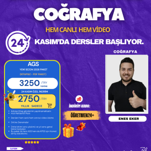 2025 AGS  - KPSS COĞRAFYA CANLI - VİDEO