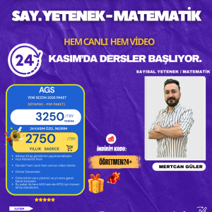 2025 AGS - KPSS MATEMATİK SAYISAL YETENEK CANLI VİDEO