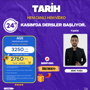 2026  AGS - KPSS TEKLİ TARİH CANLI - VİDEO