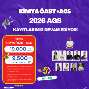2026 KİMYA ÖABT+AGS CANLI – VİDEO PAKET