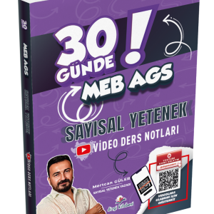 2026 MEB AGS 30 Günde Sayısal Yetenek Video Ders Notları Mertcan Güler