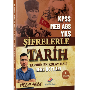 Dizgi Kitap KPSS MEB AGS YKS Şifrelerle Tarih Ders Notları Necat Hoca