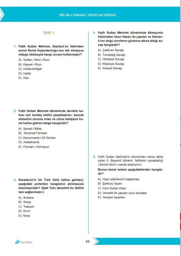 Dizgi Kitap KPSS MEB AGS YKS Şifrelerle Tarih Ders Notları Necat Hoca - Görsel 2