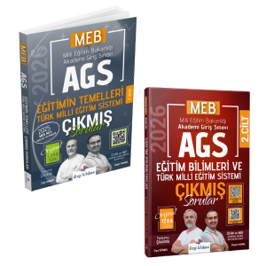 Dizgi Kitap 2026 MEB AGS Tamamı Video Çözümlü Eğitim Bilimleri ve Türk Milli Eğitim Sistemi Çıkmış Sorular Ziya Sümer Özgür Hamal