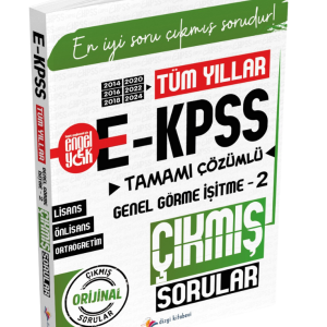 EKPSS Tüm Yıllar Tamamı Çözümlü İşitme 1 Çıkmış Sorular (2014-2016-2018-2020-2022-2024 Orijinal Sorular)