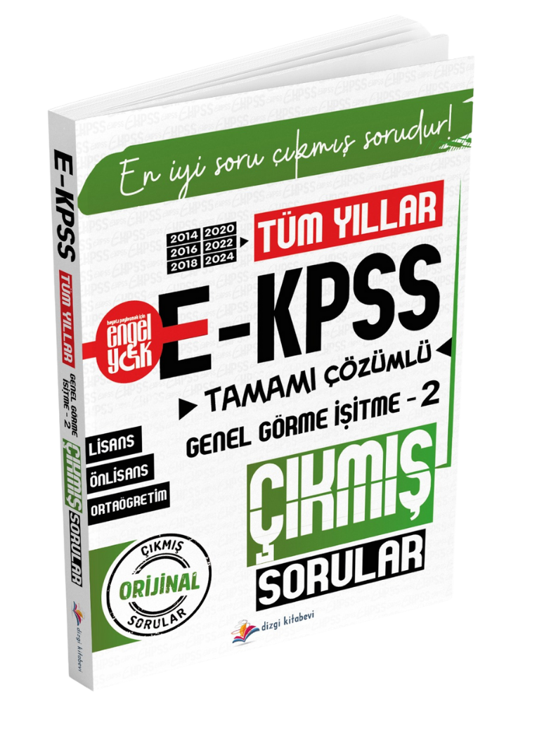 EKPSS Tüm Yıllar Tamamı Çözümlü İşitme 1 Çıkmış Sorular (2014-2016-2018-2020-2022-2024 Orijinal Sorular)