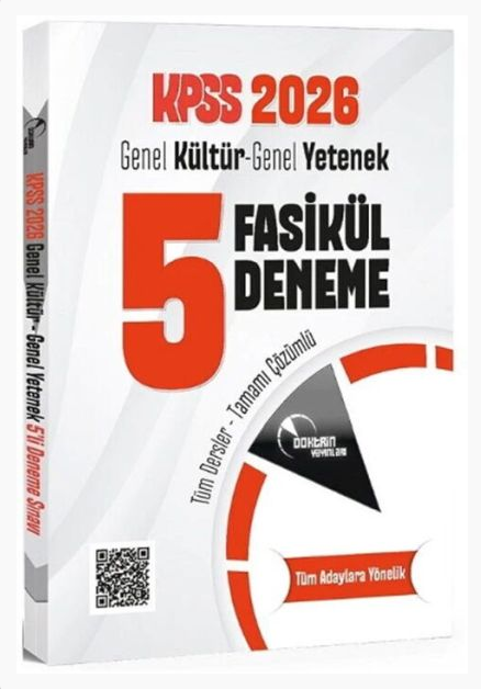 2026 KPSS Genel Yetenek Genel Kültür 5 Deneme