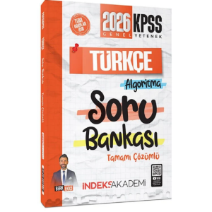 2026 KPSS Türkçe Algoritma Soru Bankası Çözümlü - Berk Ekici İndeks Akademi Yayıncılık