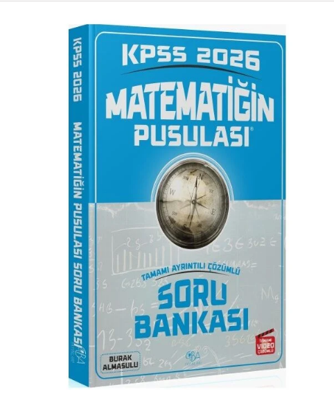 2026 KPSS Matematik Matematiğin Pusulası Soru Bankası Çözümlü - Burak Almasulu