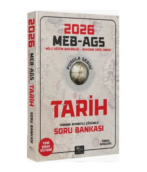 CBA Yayınları 2026 MEB-AGS Tarihin Pusulası Soru Bankası