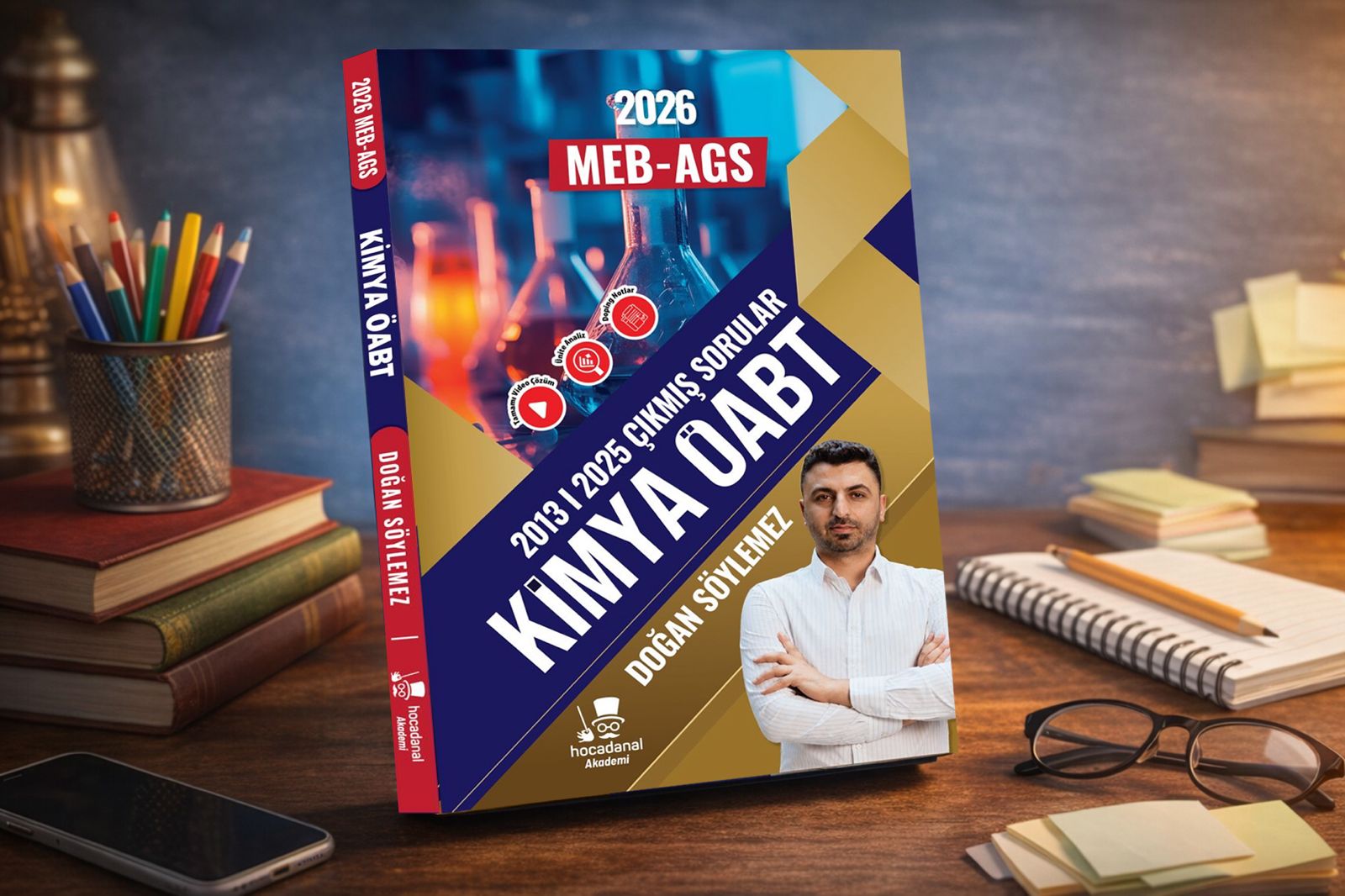 2026 Kimya ÖABT(Hocadanal) - Eğitimin Temelleri - Mevzuat - Sayısal Sözel Yetenek - Mantık Çıkmış Sorular (Dizgi yayınları) - Görsel 3