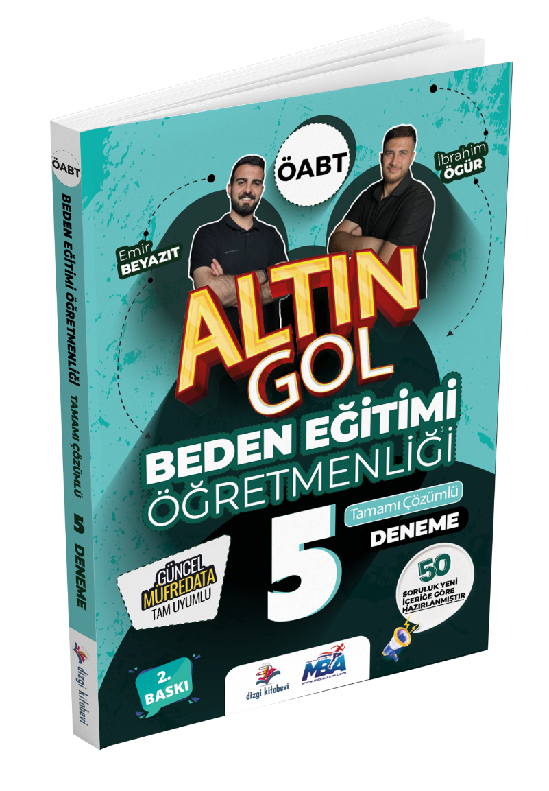 2026 Meb Ags ÖABT Altın Gol Beden Eğitimi Öğretmenliği Tamamı Çözümlü 5 Deneme 2. Baskı