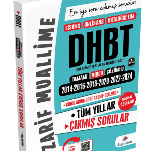 DHBT Son 6 Sınav Tamamı Video Çözümlü Orijinal Çıkmış Sorular Zarif Muallime