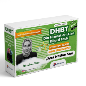2026 Din Hizmetleri Alan Bilgisi Testi DHBT Çıkmış Soru Analizli Konu Anlatım Seti 13 Fasikül Handan Bulut