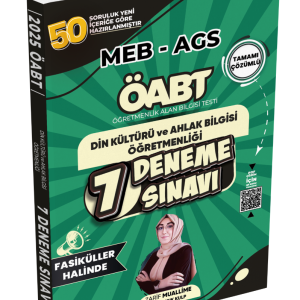 Meb Ags Öabt Din Kültürü ve Ahlak Bilgisi Öğretmenliği Tamamı Pdf Çözümlü 7 Deneme Sınavı Zarif Muallime