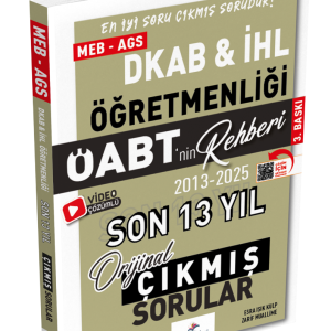 2026 Meb Ags ÖABT DKAB İHL Öabt'nin Rehberi Konularına Göre Tasnif Edilmiş Son 13 Yıl Orijinal Video Çözümlü Çıkmış Sınav Soruları 3. Baskı Zarif Muallime Esra Işık Kulp