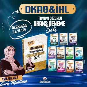 2026 ÖABT DKAB İHL Tamamı Çözümlü Branş Deneme Seti Esra Işık Kulp Zarif Muallime