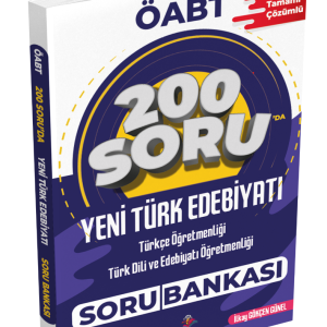 2026 MEB AGS ÖABT 200 Soruda Yeni Türk Edebiyatı Tamamı Çözümlü Soru Bankası İlkay Gökçen Günel