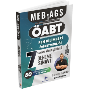 Meb Ags Fen Bilimleri Öğretmenliği Tamamı Video Çözümlü Fasiküller Halinde 7 Deneme Sınavı