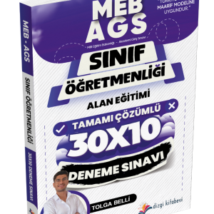 026 Meb Ags ÖABT Sınıf Öğretmenliği Alan Eğitimi Tamamı Çözümlü 10 Deneme Sınavı Tolga Belli