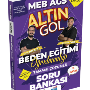 2026 Meb Ags ÖABT Altın Gol Beden Eğitimi Öğretmenliği Tamamı Çözümlü Soru Bankası 2. Baskı