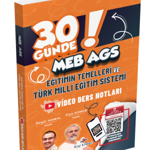 2026 MEB AGS 30 Günde Eğitimin Temelleri ve Türk Milli Eğitim Sistemi Video Ders Notları Ziya Sümer Özgür Hamal