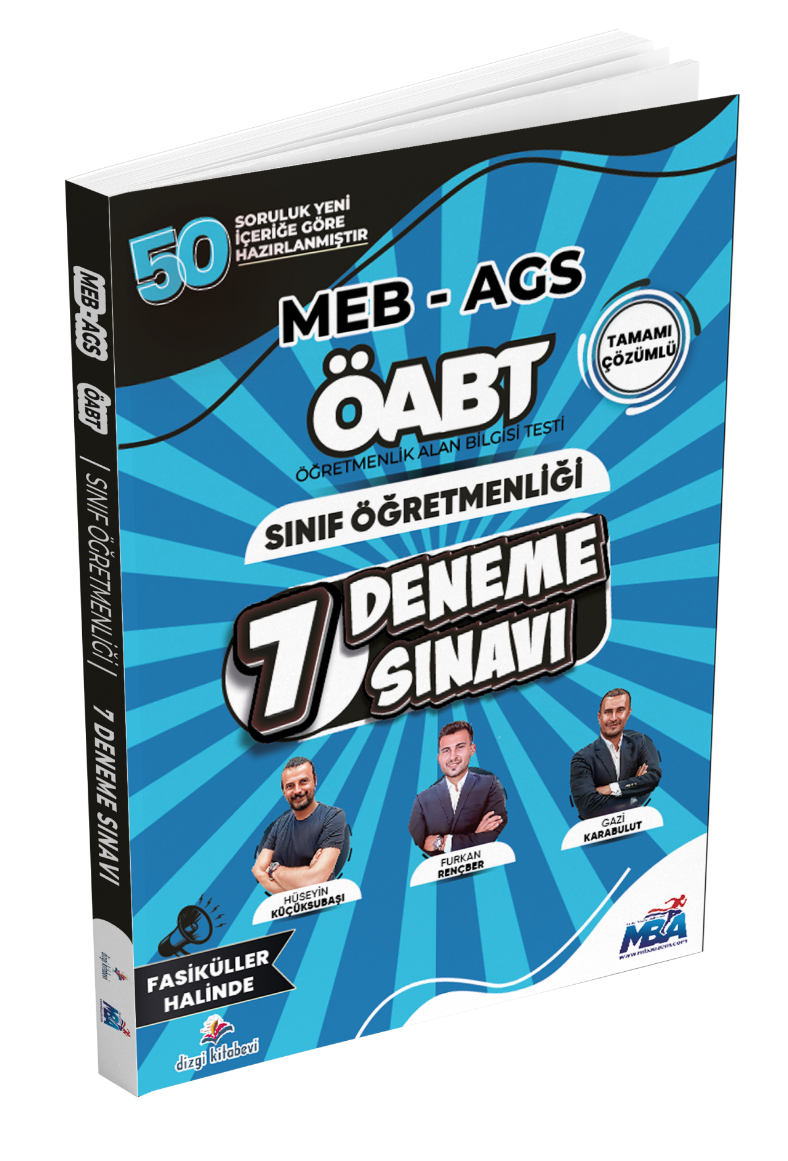 2026 Meb Ags ÖABT Sınıf Öğretmenliği Tamamı Çözümlü Fasiküller Halinde 7 Deneme Sınavı Hüseyin Küçüksubaşı