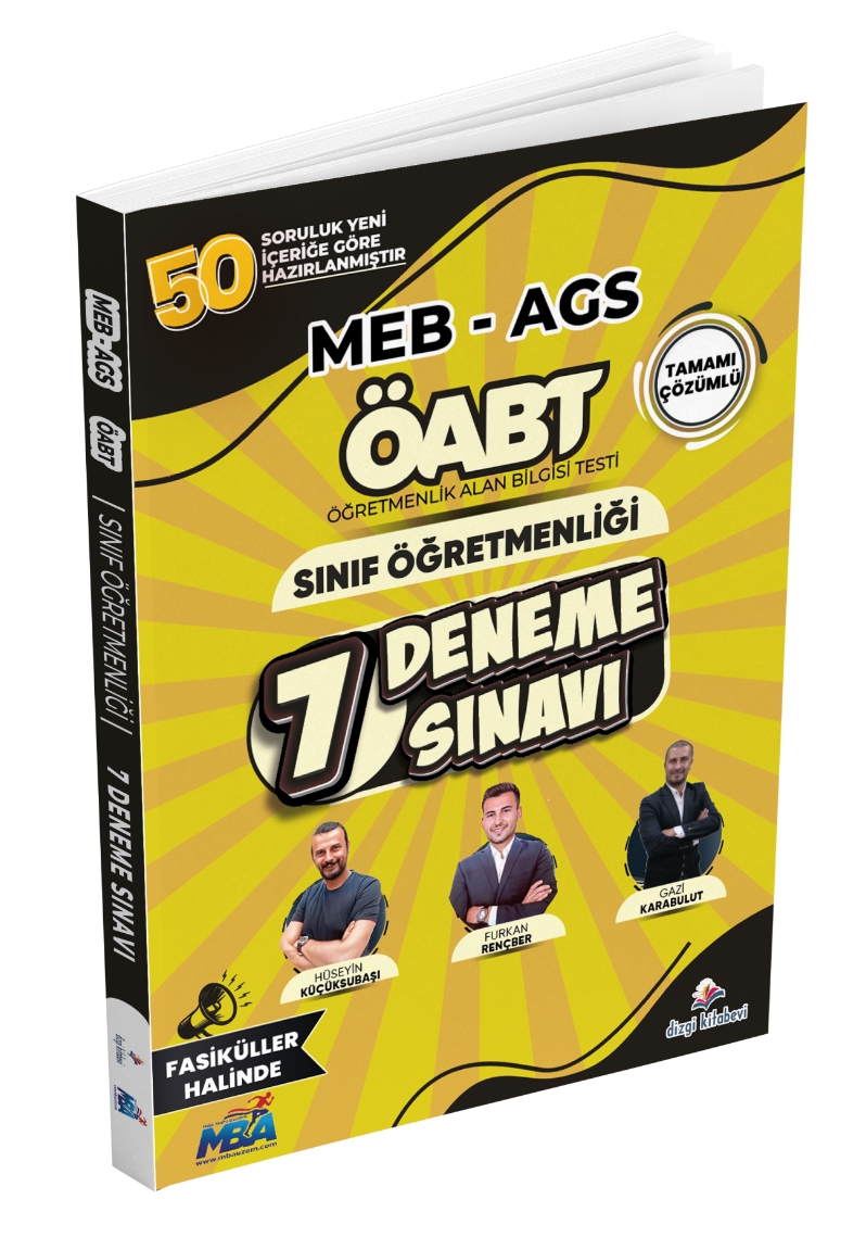 Meb Ags Sınıf Öğretmenliği Tamamı Çözümlü Fasiküller Halinde 7 Deneme Sınavı