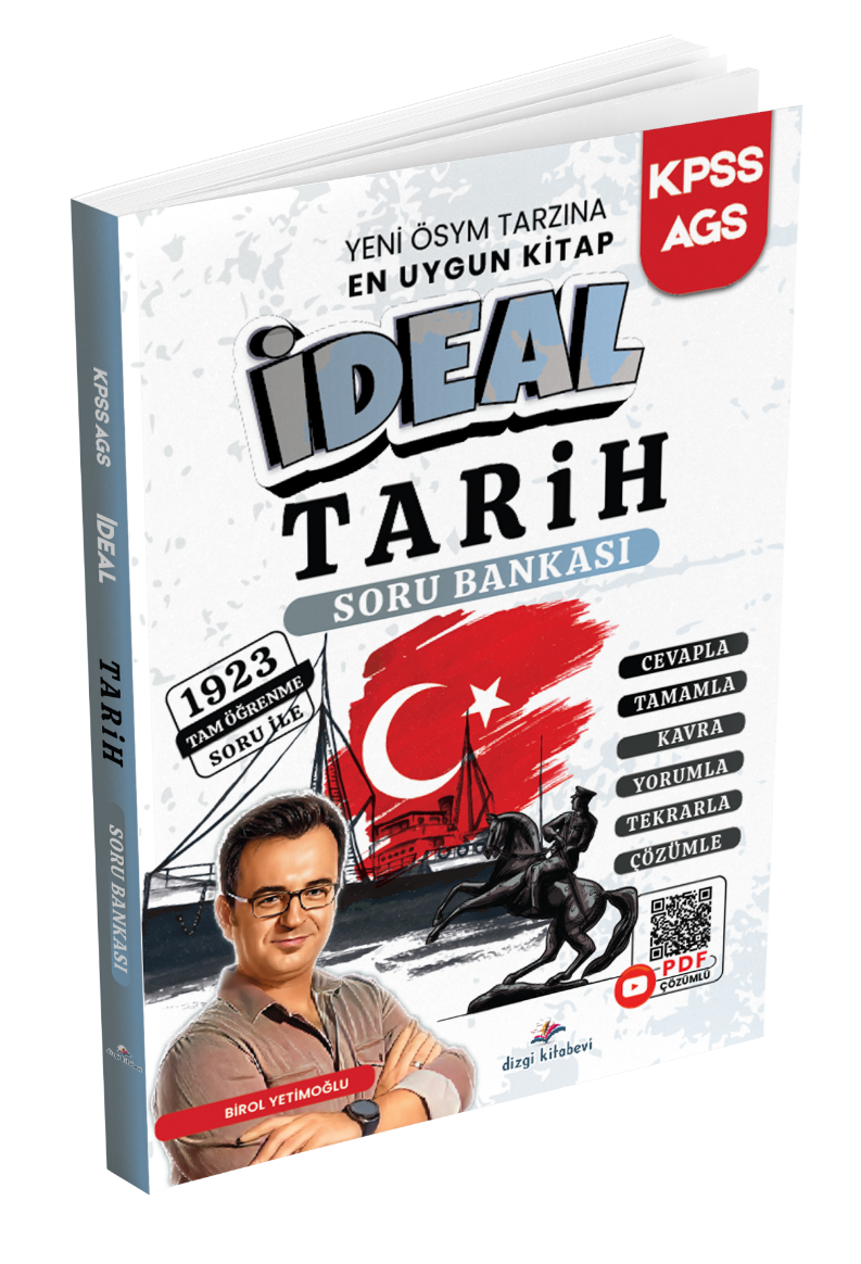 2026 KPSS MEB AGS İdeal Tarih Tamamı PDF Çözümlü Soru Bankası Birol Yetimoğlu
