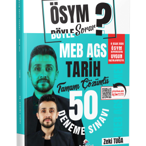 Dizgi Kitap ÖSYM Böyle Sorar 2026 MEB AGS Tarih Tamamı PDF Çözümlü 50 Deneme Sınavı Zeki Tuğa