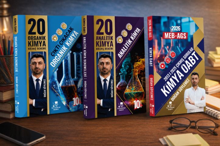 Kimya ÖABT 3 lü set – hocadanalkitap Doğan SÖYLEMEZ