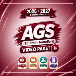 2027 AGS (Eğitimin Temelleri) - Video Paket