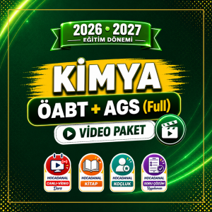 2027 KİMYA ÖABT + AGS (Full) - Video Paket